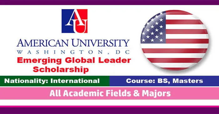 American University Global Leader Scholarship